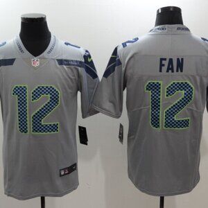 Mens Youth 12s Fan Gray Jersey